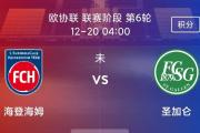 海登海姆能否打破连败魔咒？圣加仑能否在欧会杯中逆袭？