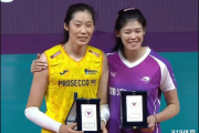 女排传奇对决！朱婷与李盈莹并肩作战，谁才是真正的赛场女王？