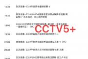 今日CCTV5节目表：CBA与英超精彩对决，你准备好了吗？