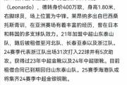 “中超豪门再添猛将？海港能否凭借莱昂纳多与武磊的梦幻组合重夺冠军？”