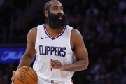 现役NBA球员中，谁能够挑战詹姆斯·哈登的100场40+得分纪录？