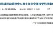 体坛风云再起：谁是下一个落马的大鱼？揭秘中国排球运动管理中心的反腐风暴